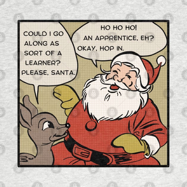 Santa Talks To a Reindeer Youth by Slightly Unhinged